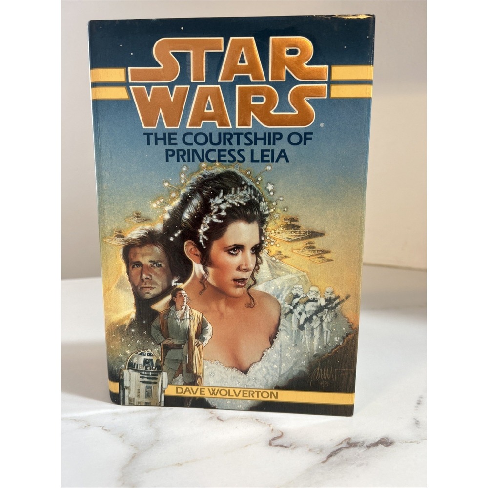 Star Wars The Courtship Of Princess Leia 1st Ed 1st Printing Dave Wolverton 1994